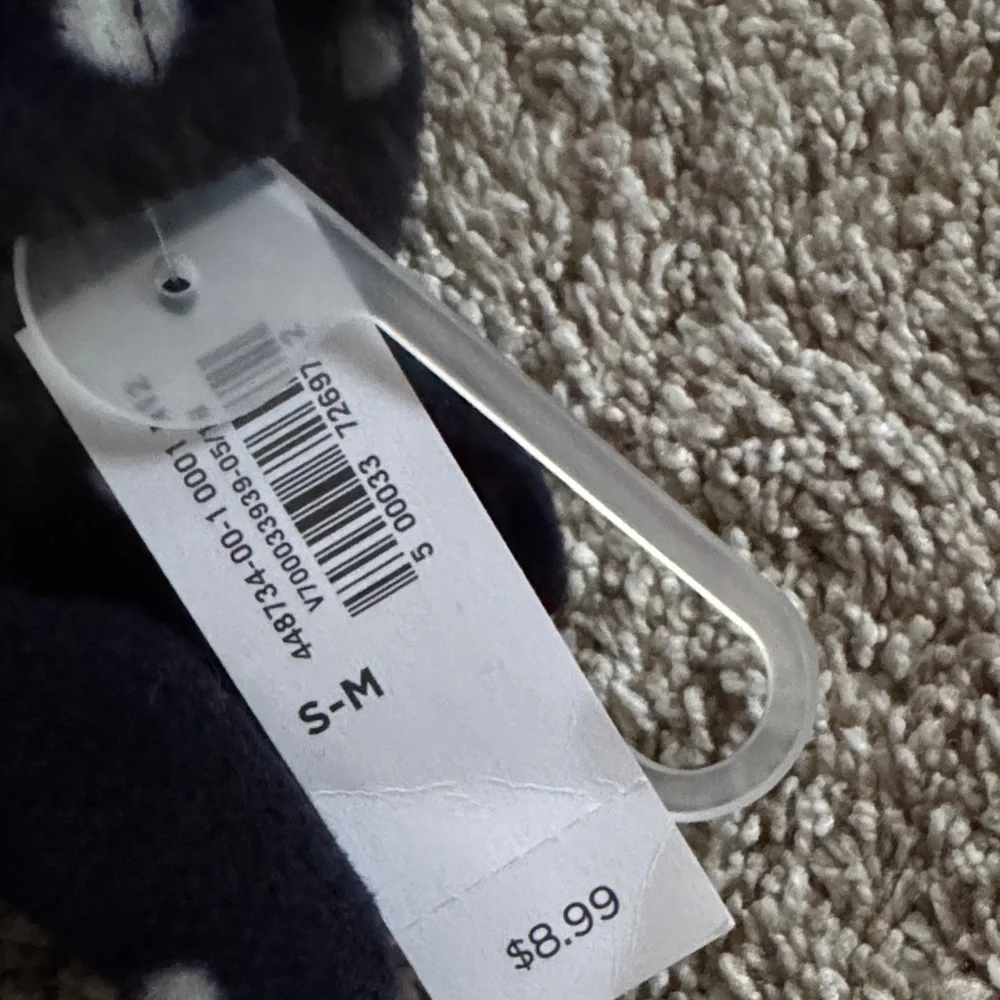 Old Navy Black and White Polka Dot Mittens